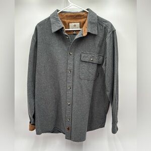 Legendary Whitetails Men's Charcoal Button Down Shirt